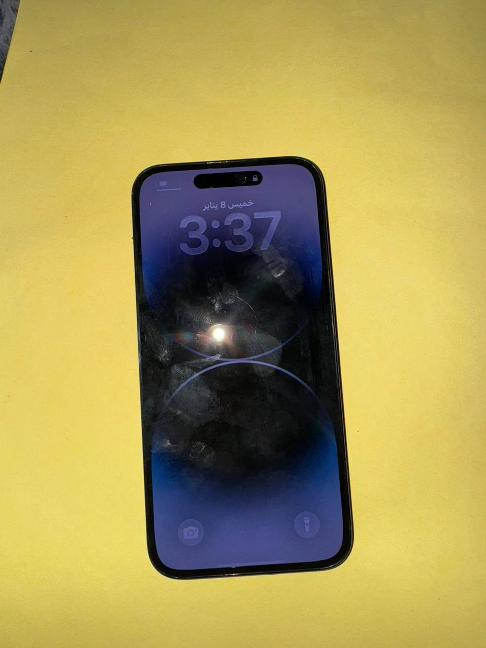 14برو ماكس ذاكره 128 لون بنفسجي مبدل بطاريه او شاشه سعره 660 او بي مجال مكاني كربلاء ***********
