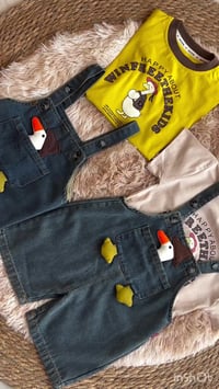 إطلالة كيوت ومتكاملة لصغيرك ✨ طقم أطفال يتكون من تيشيرت قطن ناعم مع شو...