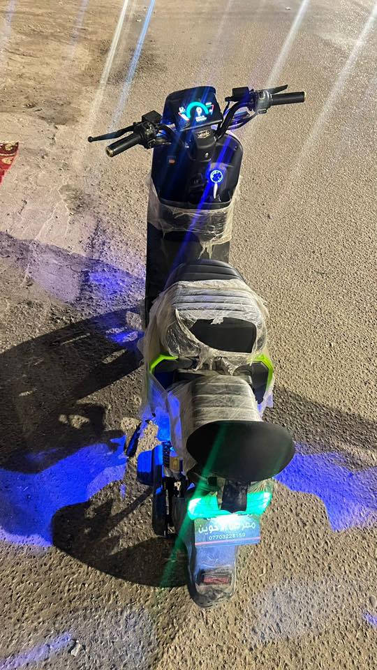 سلام عليكم دراجة كهربائية ار11السعر 550بيها مجال دراجة جديده توني ماخذها من الوكيل نضيفه كسر كارت كامله ويه البطاريه ***********
