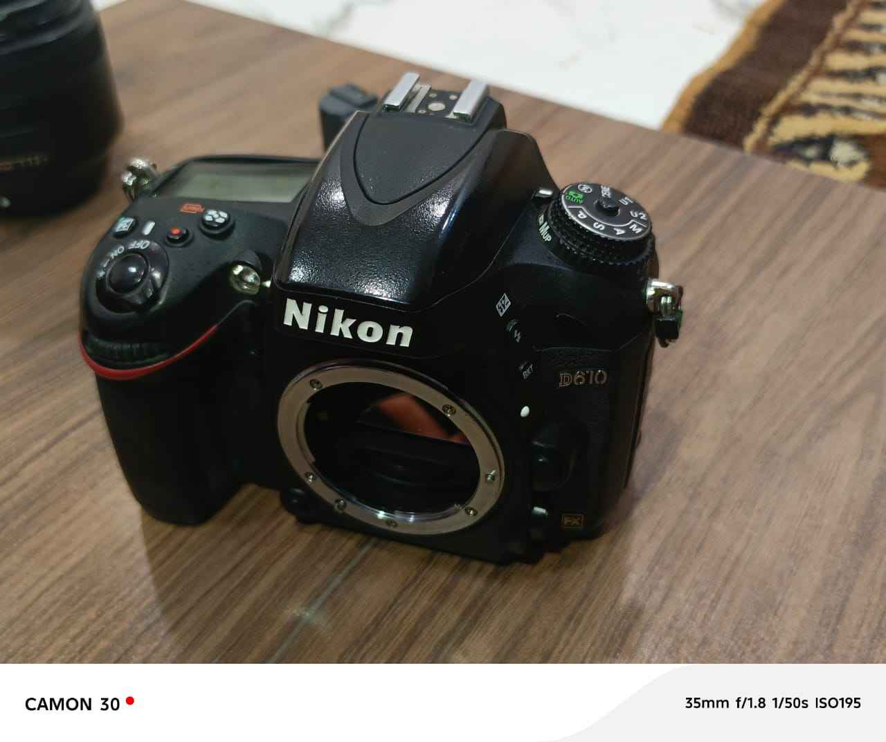 السلام عليكم كامره 610 فول فريم  مع عدسه 85.1.8 برايم   للاتصال *********** مكاني ناصريه الرفاعي, ذي قار
