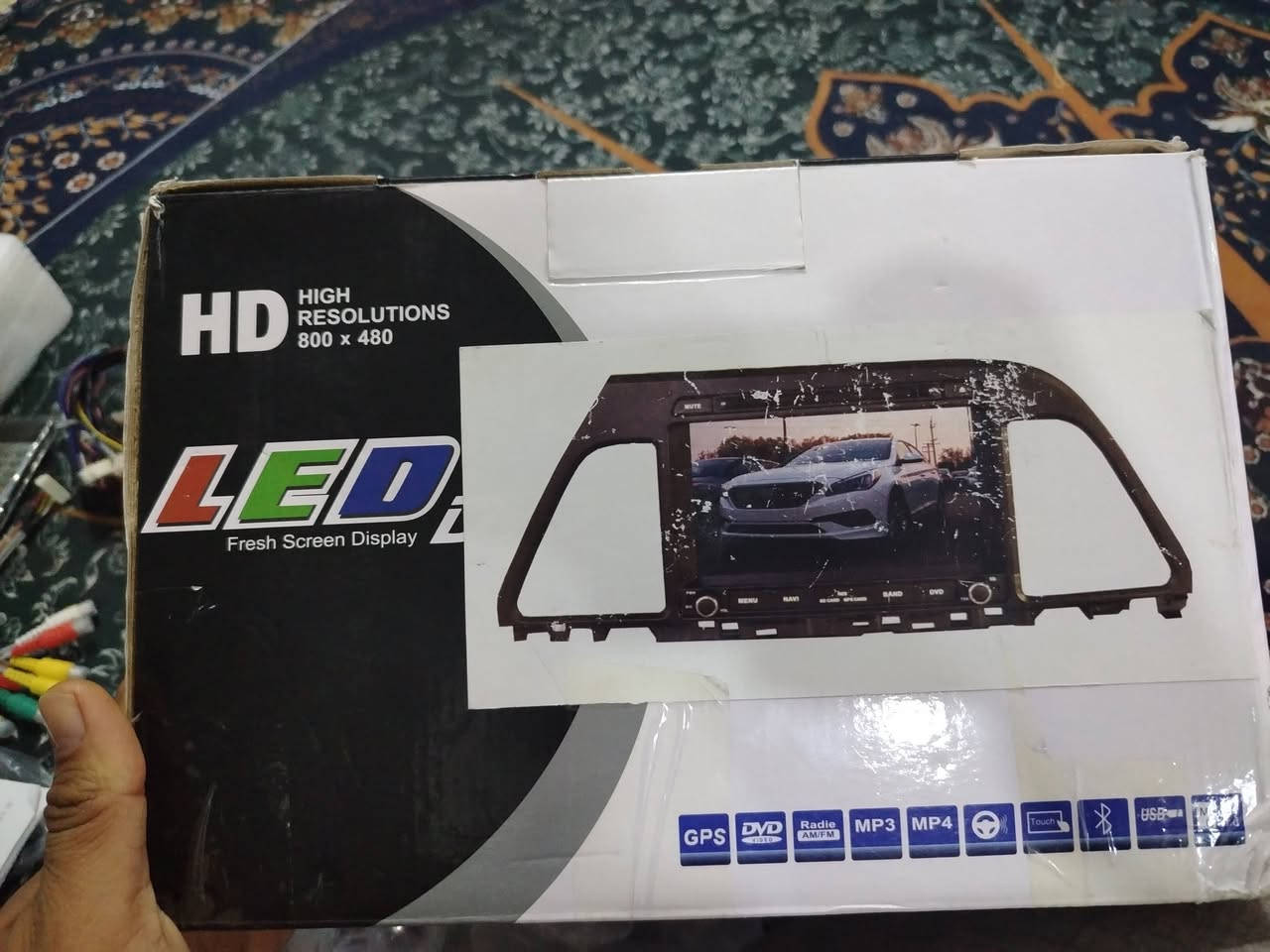 شاشة سيارة
اعتقد مال سوناتا ابلاد 2015
بكامل تفاصيلها جديدة غير مستخدمة 
ب 45 الف
***********
