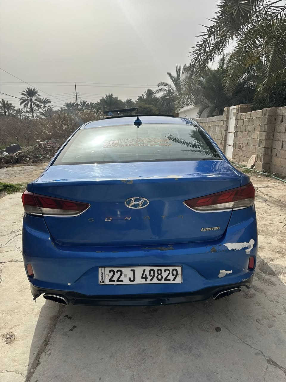 السلام عليكم
للبيع سوناتا 

 موديل ١٨

السياره حادثه موضح فقط ضربته صطحيه مكفول الحوض والشواصي مطاك ايرباك بجم كبس وصفاح بلاديه معنده الصندوق

السياره بسمي. 

ماشيه ٨٤ ميل 

محرك 2400 Gdi 

السعر ١٢٥ ورقه وبيه مجال 

مكان السياره الراشديه 

الرقم ***********

