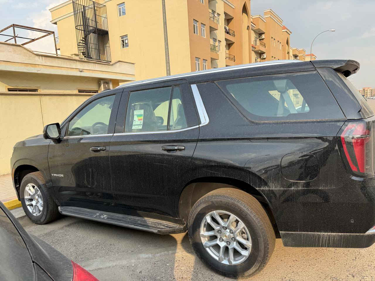 للبيع 
CHEVROLET TAHOE LS 2025 
خليجي وكالة 
مكفولة
⚙️ محرك 8 سلندر 5.3
كير 10 نمر

◾️شاشة تدعم Apple CarPlay, Android Auto
◾️تشغيل عن بعد 
◾️تبريد 3 قطع
◾️نقاط عمياء
◾️كاميرا خلفية
◾️رادار 

🛡مواصفات السلامة ومساعدة السائق
🔻فرملة طوارئ + مانع تصادم امامي
🔻محافظة ع مسار
🔻مثبت سرعة تكيفي

ماشية 500 كيلو فقط ✅️
مرقم بغداد مكان السيارة بغداد 

السعر 87,000,000 د.ع

للإستفسار 
*********** إتصال أو واتساب

#تاهو #للبيع
