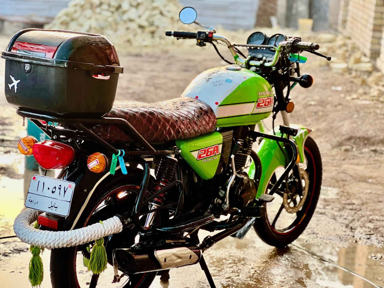 السلام عليكم دايون   م٢٠٢٢  دراجه نضيفه مرقمه  كامله تركب وتطلع الدراجه شلعته تخبل   مابيه الي نقص  ما مفتوح برغي بيه. كدام عينك  تجي السعر ١٧٠٠ وبيه مجال مكان بابل السده الهنديه التواصل خاص او ***********
