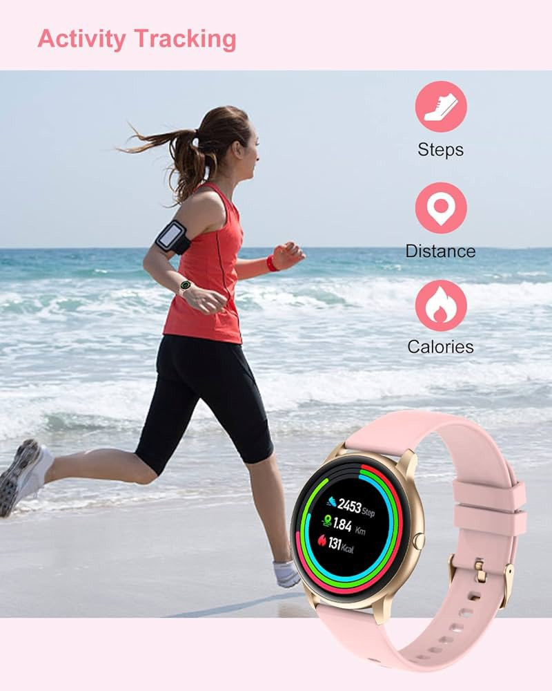للبيع ساعة ذكية GRV SW022
اخر قطعتين   
⌚ ساعة ذكية أنيقة بتصميم دائري ولون وردي مميز، مناسبة للبنات والنساء.

✅ قياس نبضات القلب

✅ عداد خطوات وسعرات حرارية

✅ مراقبة النوم والنشاط اليومي

✅ استقبال إشعارات الهاتف

✅ أوضاع رياضية متعددة

✅ التحكم بالموسيقى

✅ مقاومة للماء والغبار IP68

✅ متوافقة مع أجهزة Android و iPhone عبر البلوتوث


**إذا كنت صاحب هذا الإعلان وتريد حذفه لأي سبب، رجاءا أرسل رسالة إلى الدعم الفني**