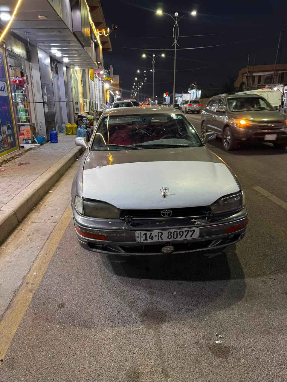 السلام وعليكم عيني سياره للبيع كامري موديل ٩٢السياره مثل ما موضح بالصوره كير مكفول ومحرك مكفول وتبريد شغل السياره بيه نواقص شي بسيط السياره مال جناي الاستفسار عله الأرقام التالي *********** ***********

السعر ٤٢وبيه مجال بسيط
