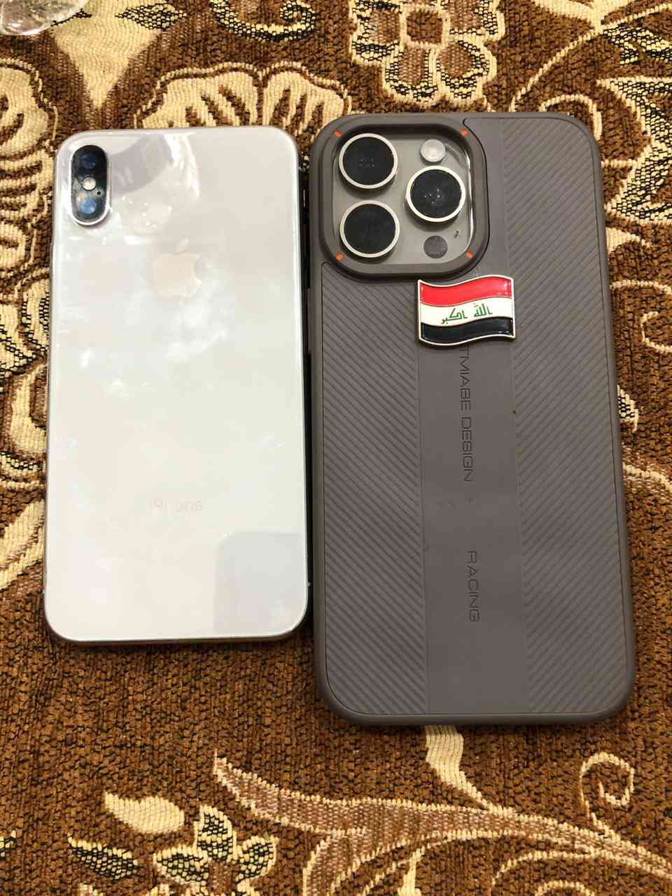 الاول 15برو ماكس 🔥
كامل ملحقات فيس ايدي شغال كامل مكمل ذاكره  256بطاريه86بلادي فقط بيه نقطه بل شاشه مماثره عل لمس وظر بيه فطور جهاز بلادي 
الثاني اكس 🔥 جهاز بلادي ذاكره 64بطاريه بلادي وكله بلادي حديد ولا زلغ جديد 
الثالث اكس جديد ولا زلغ فقط طفه فجائه مدري ليش بس هم جديد واا زلغ 
للمراوس فقط للتواصل رقم ***********
