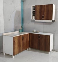 كاونتر MDF • سنك ٨٢سم • ملحق ٧٠سم