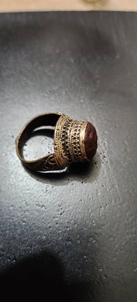 خاتم نحاس • أنتيك • حجر مجهول