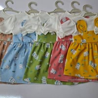 فستان بناتي • قطن • ١-٣ سنوات