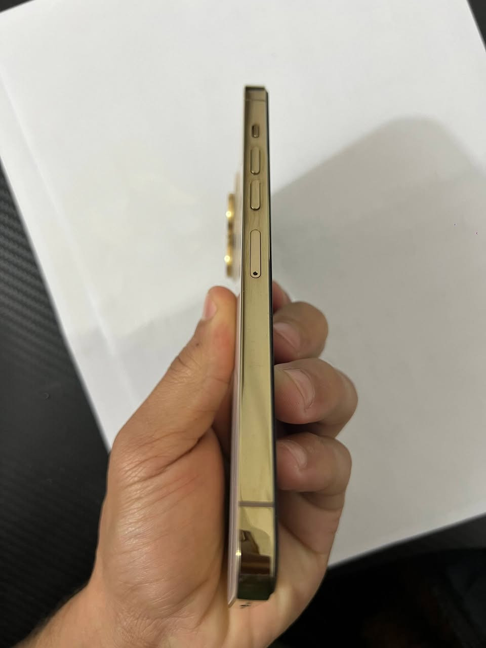 آيفون 13 برو ماكس لون ذهبي مميز بطاريه 92 ابلاديه وع فحص الجهاز عربي ماستر شرق أوسط الجهاز فقط مستبدل شاشه وكامره تفصيخ جانت متقرء قطعه بالتحديث الاخير كامت تقرء قطعه ذاكره 256 الجهاز كلشي بي شغال وع فحص صوت كامره اللمس إتصال فيس ايدي شغال الجهاز وياا حافظات وكبيل والجهاز مال بيت سعر الجهاز 480 وبي مجال بسيط العنوان بغداد المنصور رقم تلفون ***********
