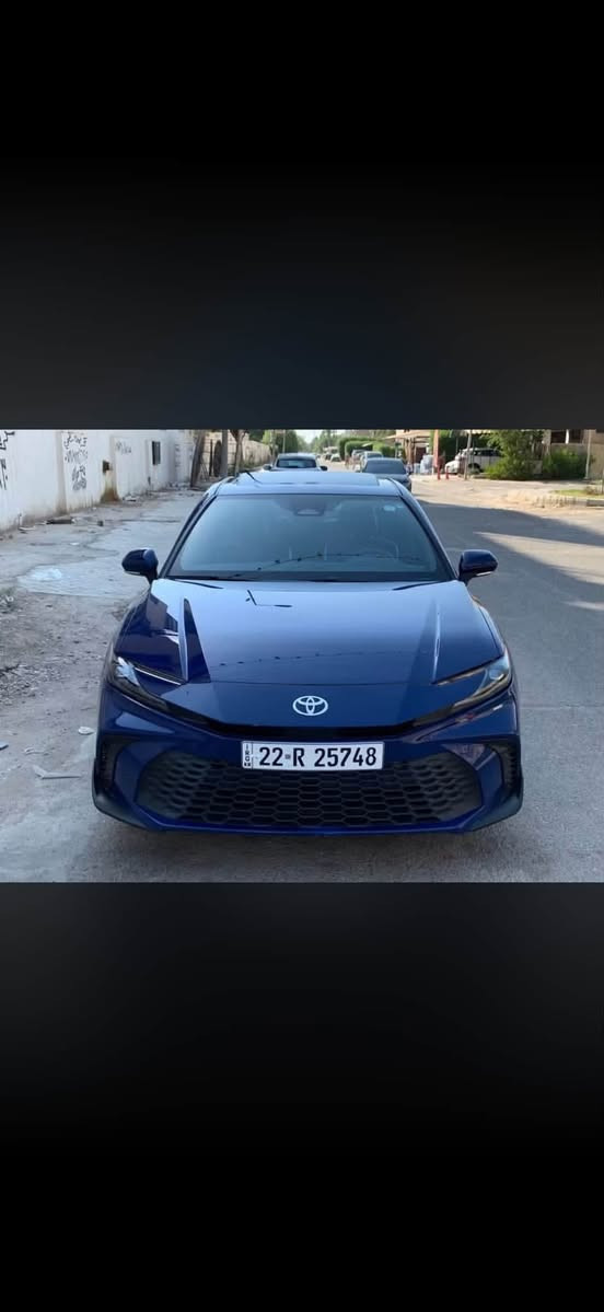 كامري. 2025
هايبرد 
بدون صبغ. فقط دعامية خلفية 
بدون ايرباك 
ماشية 7000. رقم اربيل 
فول مواصفات. 
بغداد اليرموك 
***********
