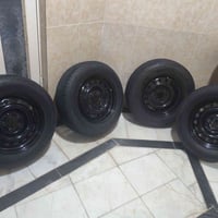 ويل 16 التاير 205/65/16 تاير نص عمر  السعر 200 وبي مجال 07829634672