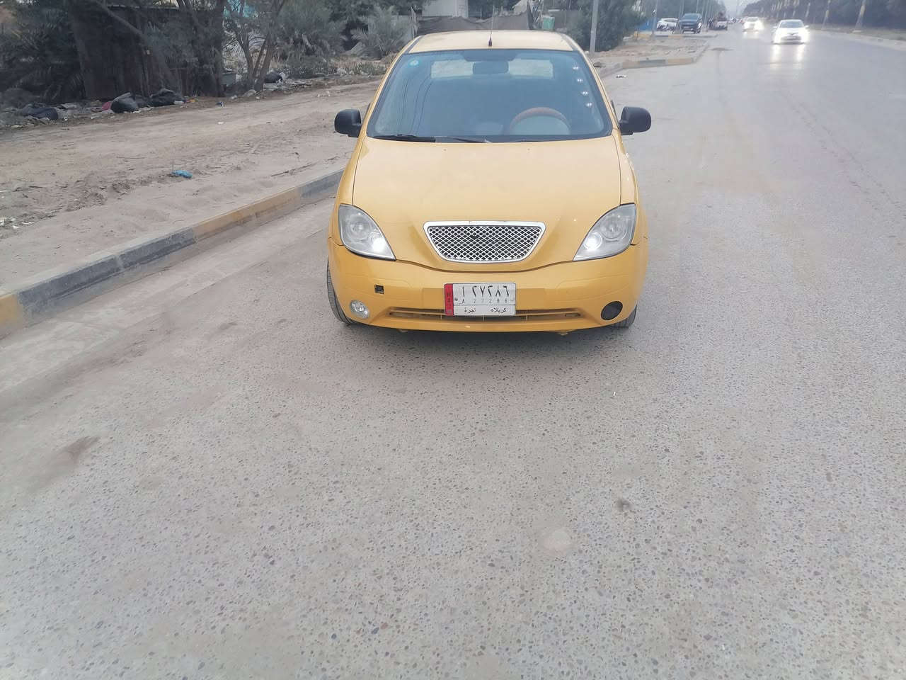 طيبه مديل 17 رقم كربلاء بيه صبغ بس مكان ترايش مابيه حادث، ب40وبيه مجال بسيط مكان سياره كربلاء.//***********//
