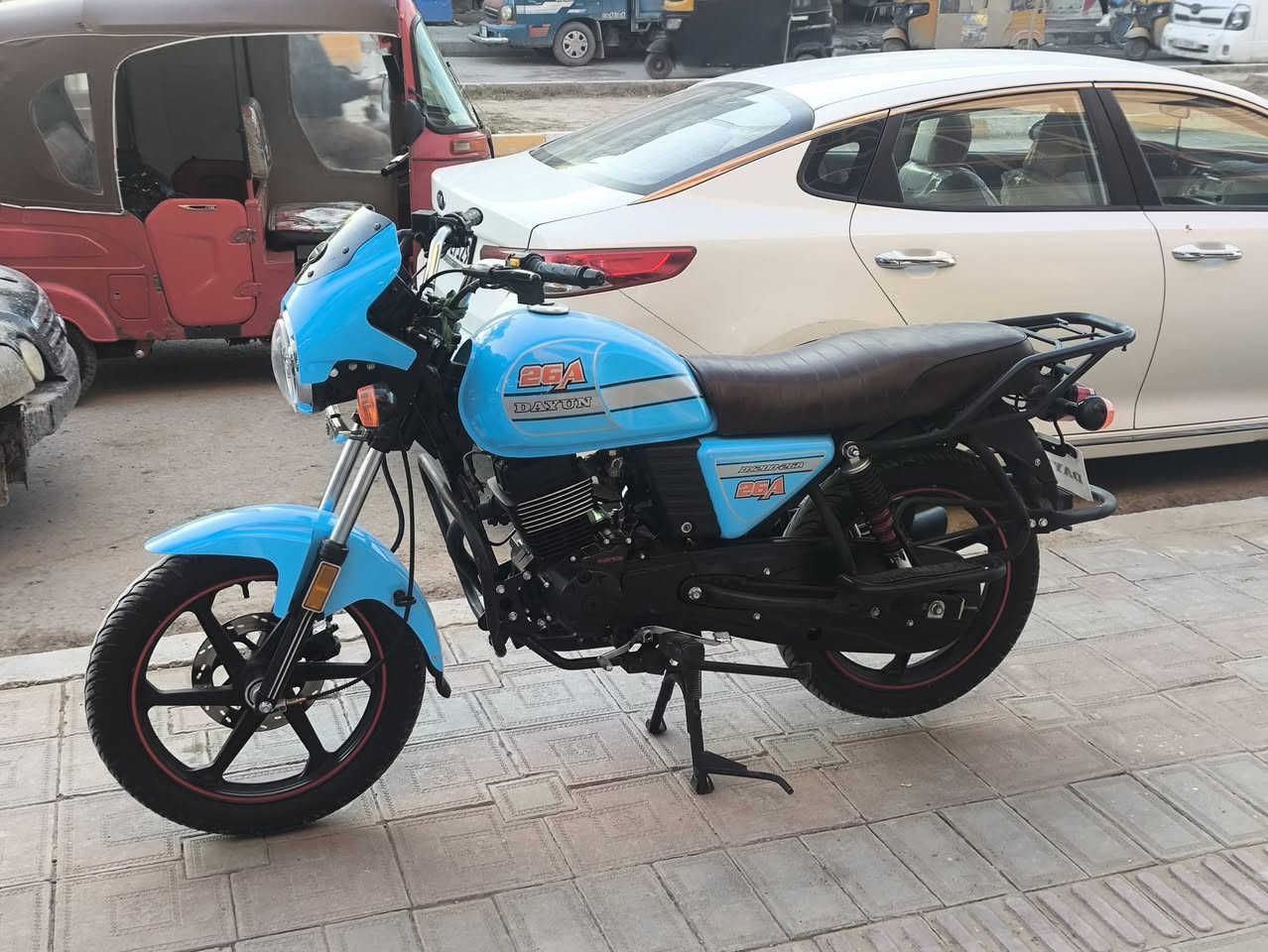 سلام عليكم دايون للبيع موديل 23 طالعه بل 25 اوراق سكنر الدراجه جديده مكفوله كفاله عامه مكينه 200 الدراجه كله شغال ما ناقصه برغي المكان بابل الحمزه الغربي 
السعر 1550 وبيه مجال 
‏‪0777 389 8263‬‏
