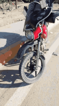 دراجه بوكسر ٢١ بدون اوراق اتكفل سرقه دراجه كامله بدون نقص عده بيه صوت ...