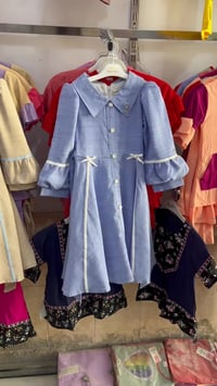 فستان بناتي • قياس ٦-١٠ سنه • خامه فول