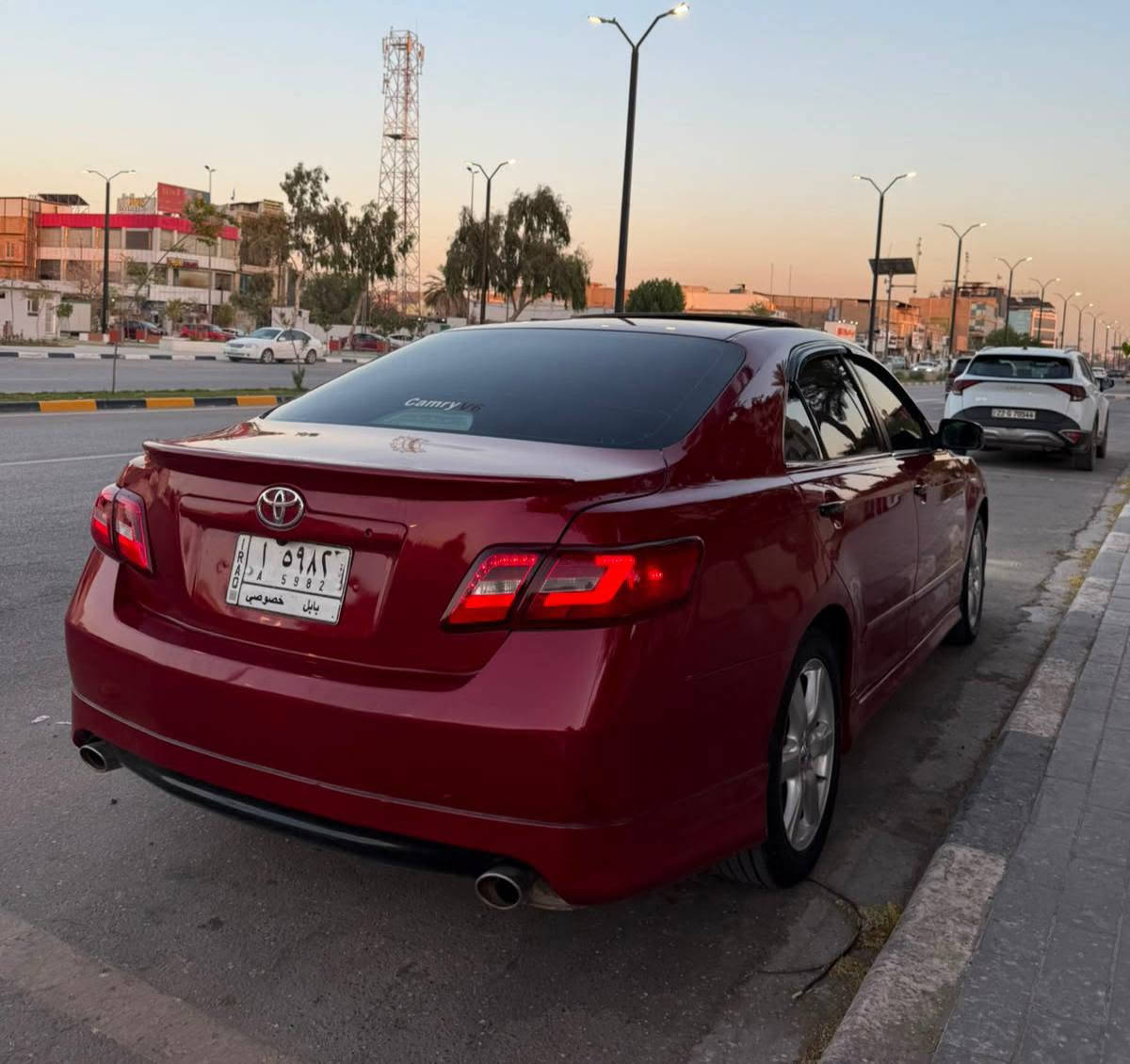 للبيع كامري 2008
محرك v6 3500 
صبغ عام اثر جراد فقط بيدي صبغه 
محرك وكير حاويه جديد تبريد منظومه جديد حداديه تبريد كهربائيات جديد 
منظومه زنون كامله 
مكاني بابل حله مرحز المدينه 
السعر 95وبي مجال ***********
