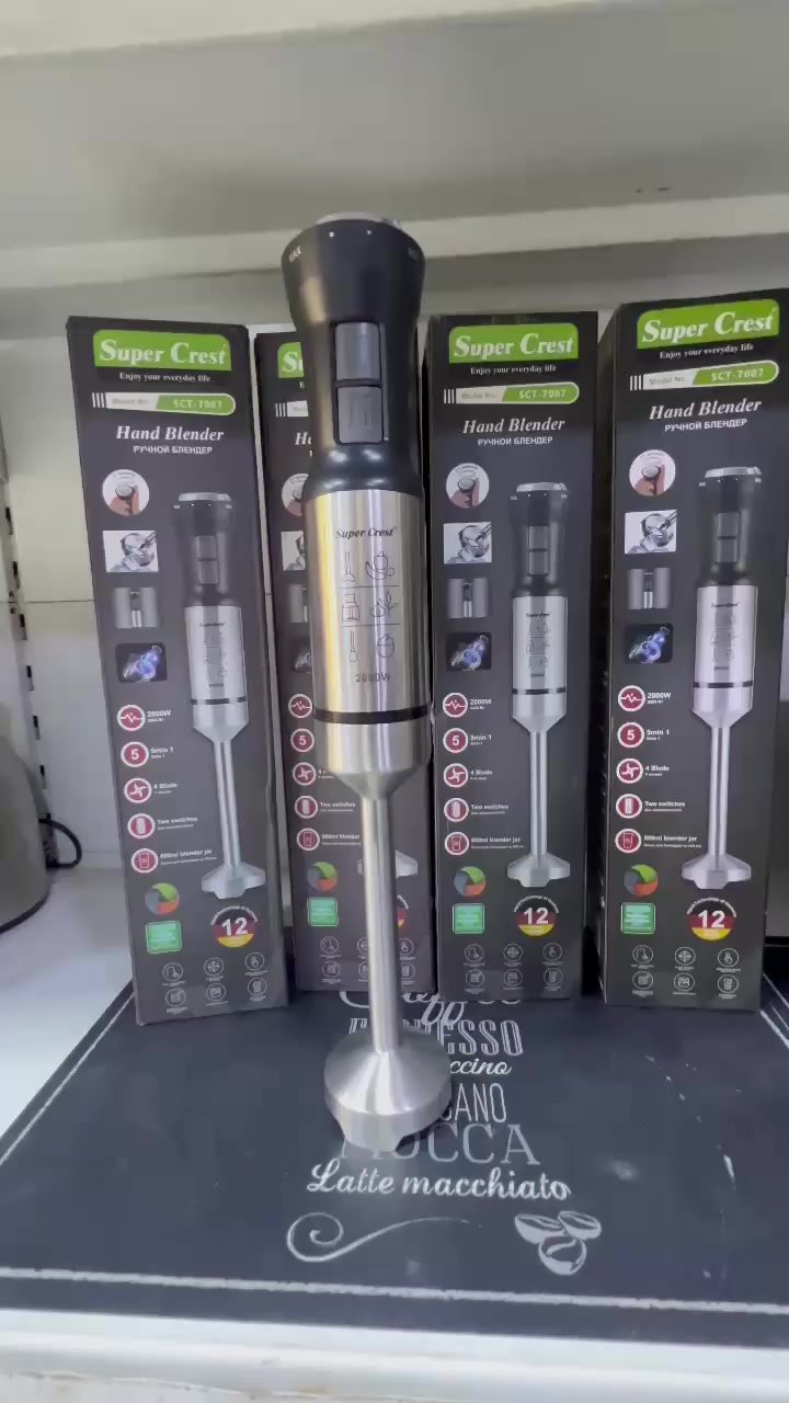 خلاط يدوي Super Crest الأصلي – 🔥
💥 شوربة – عصير – فرم – خفق – هرس… كله بثواني!
الحل عدنا 💪 – أداء قوي + نتيجة سريعة + جودة مضمونة 👌
✨ المواصفات
🔪 4 شفرات ستانلس ستيل – نعومة عالية
🔘 سرعتين تحكم
🥤 كأس 600 مل
🔄 5×1 وظائف
🎯 مثالي لكل بيت – يوفر وقتك وجهدك!
🚚 التوصيل السريع:
داخل الفلوجة: 2000 دينار
باقي المحافظات: 5000 دينار
📍 العنوان:
الفلوجة – حي الجمهورية – تقاطع العيادة الشعبية مقابل مدرسة الجمهورية الابتدائية
معرض الراوي للتبضع
📲 للحجز: مراسلة الصفحة أو واتساب
***********
🔥 الكمية محدودة – سارع بالحجز قبل النفاد!
#خلاط #هاند_بلاندر #عروض_قوية #أقوى_عرض #تخفيضات #هراسة #أدوات_مطبخ #خلاط_يدوي #أجهزة_كهربائية #سوق_العراق #الفلوجة #الأنبار #معرض_الراوي #توصيل_سريع
