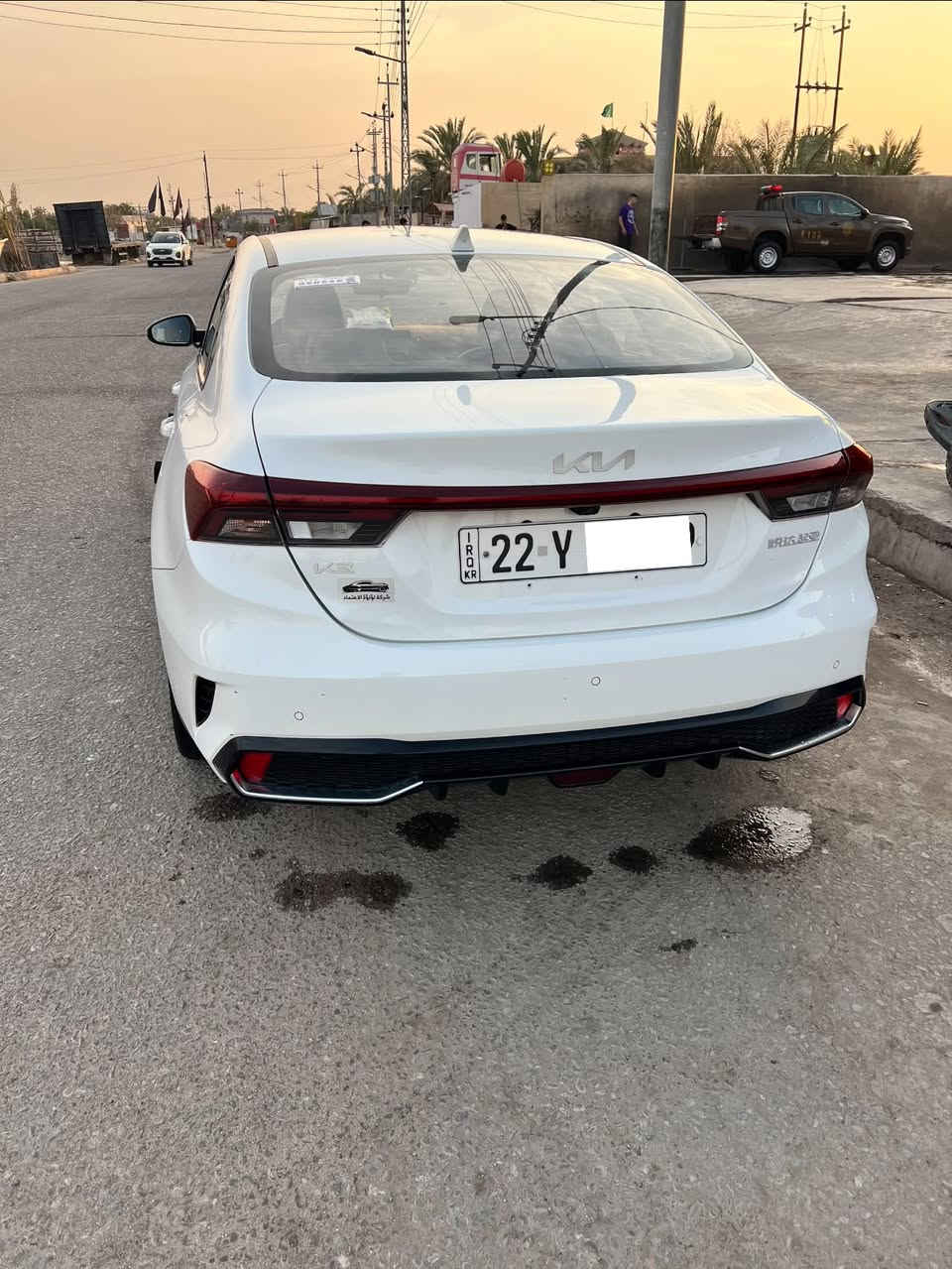 السلام عليكم.

كيا كي ثري K3 موديل2024

كفاله عمامه

تجميع الصين

فول مواصفات

محرك 1500 دبل نوزل 

رقم اربيل 

ماشية “56الف

🔴المواصفات 

✅️فتحة

✅️شاشه كامرة 

✅️تحكم ستيرن جهتين 

✅️بصمه 2 أبواب و بصمه تشغيل

✅️شاحن تايب سي شحن سريع 

✅️كير طياره 

✅️شاشه بالكير

✅️لايت لد زينون 3 عدسات متحركة + الخلفي هم لد متصل 

✅المري الجانبية بيها ️اشاير 

✅️صندوك ذكي بصمة ( يفتح عند الاقتراب )

✅️سايد بريك بصمة

✅️أوتو هولد (auto hold)

✅️درايف مود 4 وضعيات

وبيها بعد مواصفات 

السعر 143

السيارة في البصره ابو الخصيب
للأستفسار اكثر الاتصال على الرقم ***********
