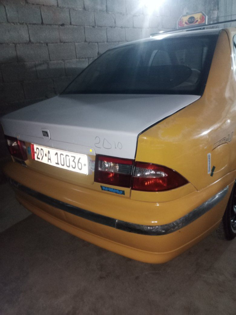 سمند موديل 2010 كفالة عامة سيارة نظيفة بمعنة الكلمة رقم واسط أنكليزي صدر جديد ترايك وين متريد هية غرامات مصفرة راعيهة يريد تحويل الشراي يتواصل وياي/ ***********
