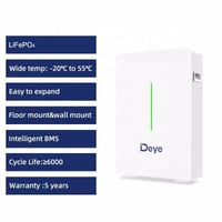 بطاريات DEYE (سعة 10 كيلوواط). أداء قوي، عمر طويل، وأمان تام لمنزلك. ل...
