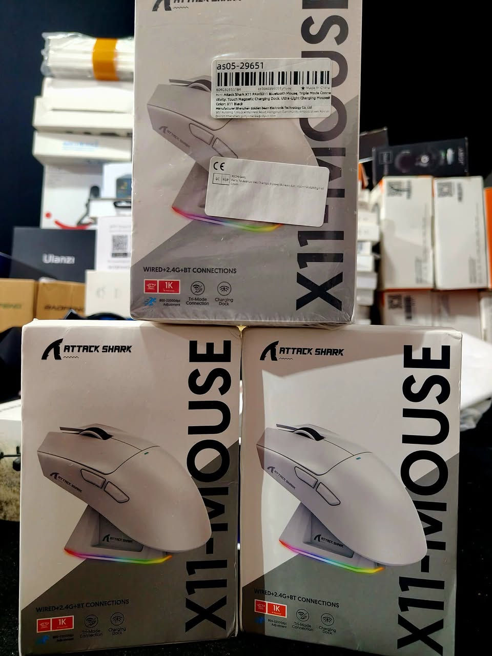 متوفر ماوسات اتاك شارك x11 و R1 وكيبوردات  كلشي جديد لوك


**إذا كنت صاحب هذا الإعلان وتريد حذفه لأي سبب، رجاءا أرسل رسالة إلى الدعم الفني**