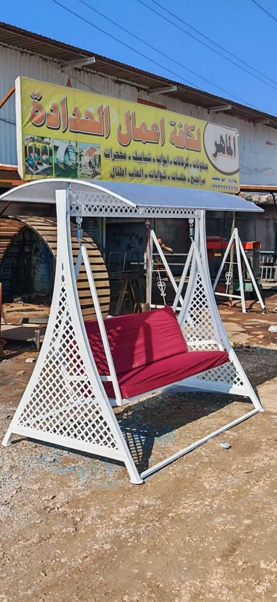 متابعينا الكرام يسر معمل الماهر للأنشاءات المعدنيه 
عن تقديم اجمل واحدث موديلات ألعاب الاطفال 
مراجيح.....فرارات....زحليكان...ديلاب هواء... شوايات 
مظلات...سقائف مسابح وكل ماتحتاجون للمزارع والشاليهات 
وتجهيز دوائره الدوله والحدائق العامه ...ورياض الاطفال
كل ماعليك هو الاتصال على الرقم ***********
بأدارة الاستاذ ماهر ابو محمد
بغداد الشعب منطقة السريدات عل شارع العام
