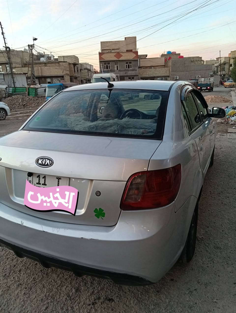 سلام عليكم ورحمه الله وبركاته 
كيا ريو موديل 12 بغداد خصوصي بسمي 
محرك 1600
بيه صبغ حزام صفحه وبنيد ودعاميات
مكاني بغداد الغزاليه 
***********
السعر 85
