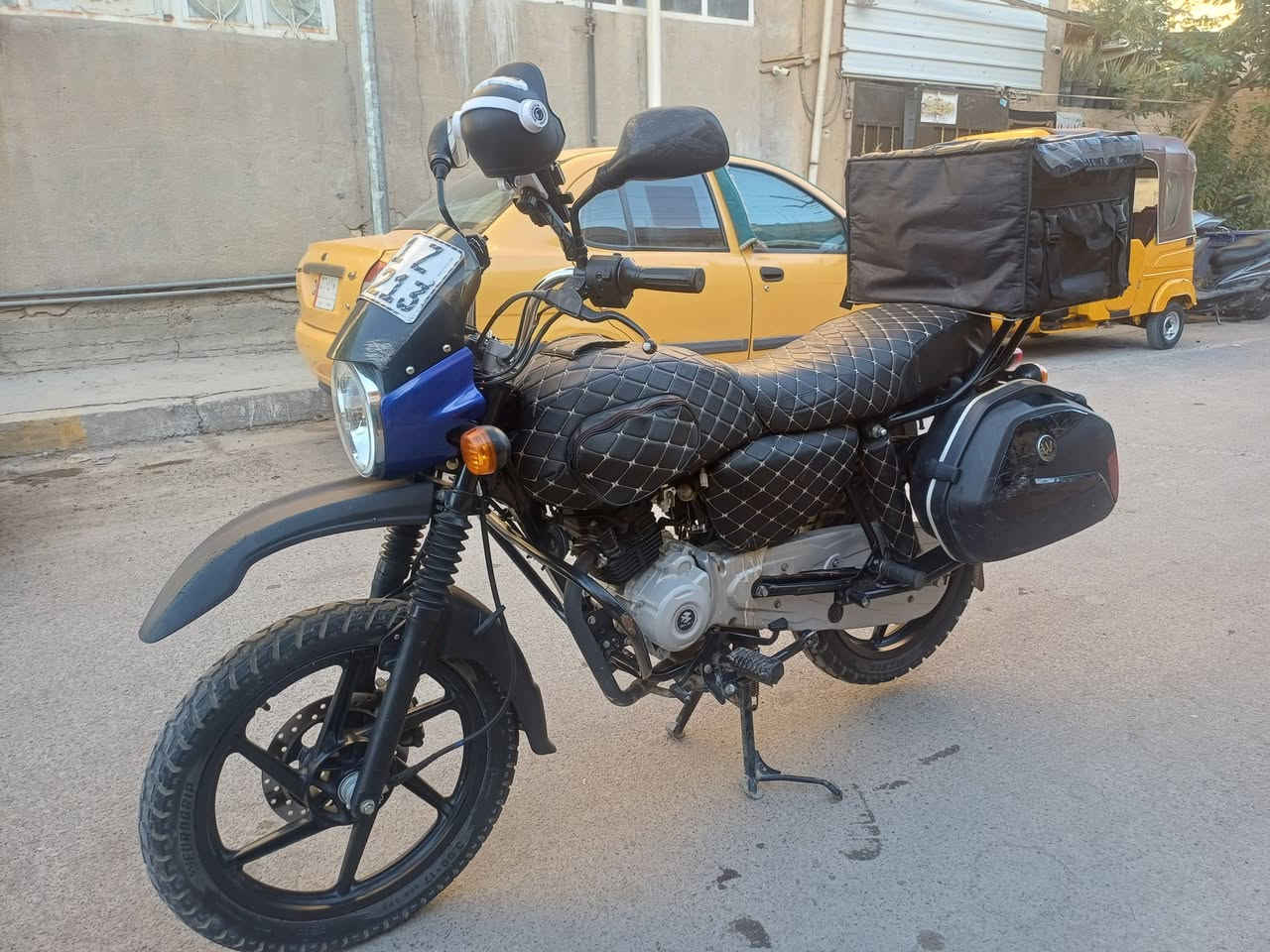 سلام عليكم دراجة بوكسر للبيع موديل ٢٠٢٣ رقم بغداد تحويل ثاني يوم دراجة حلوه ونضيفة
*********** اتصال او واتساب
