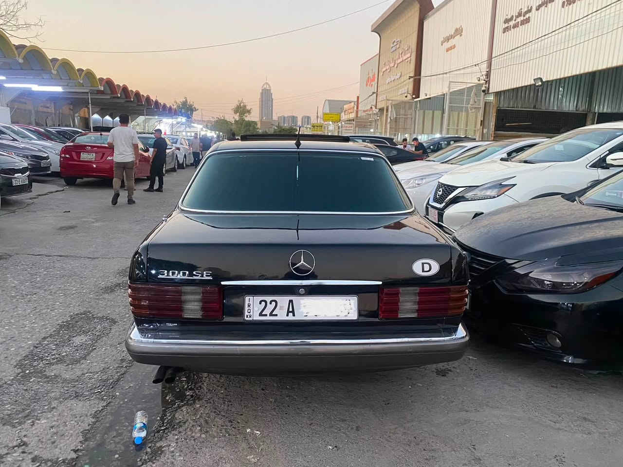 300 SE
سعر   9500 $
موبايل  *********** 

مارسيدس موديل 1991 فول مواصفات داخلي بيجي صبغ عام للجماليه السيارة دعامي للدعامي بشرط مابه اي النقص كهربائي كله شغال تبريد شغال رقم والسنوية والفحص والهزه جديد حتئ 2031 السنوية بأسمي أخر سعر 95 موجود بأربيل
