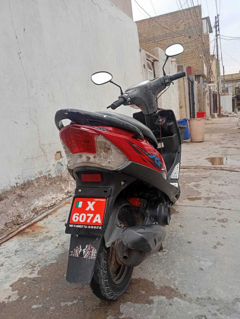 السلام عليكم ماكس عدله للبيع دراجه كلشي ابلادي بس سلف رياضي  شغال كهربايات كامله سلف وهندر كفرات مختمه ابلادي السعر 500 الهاتف ***********واتساب
