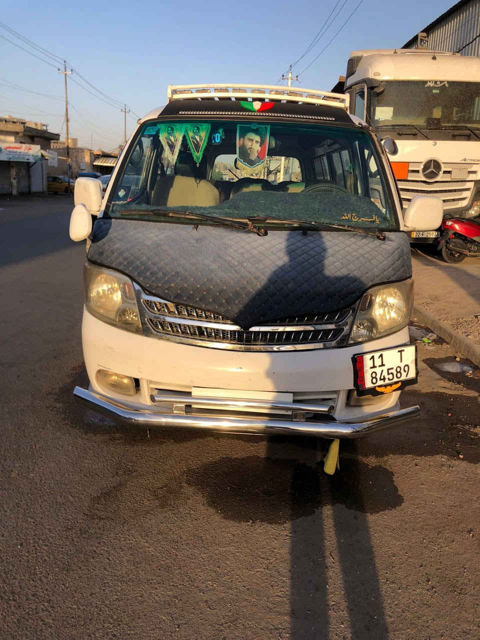 السلام عليكم. فتون ٩للبيع
فراشه رقم نكليزي بغداد هزه جديده كير ومحرك خير من الله حداديه جديده صدر امامي جديد 
مشط ستيرن جديد 
صدر خلفي جديد 
المكان بغداد شارع حيفا 
السعر ٥٥ وبيه مجال للشراي
***********
