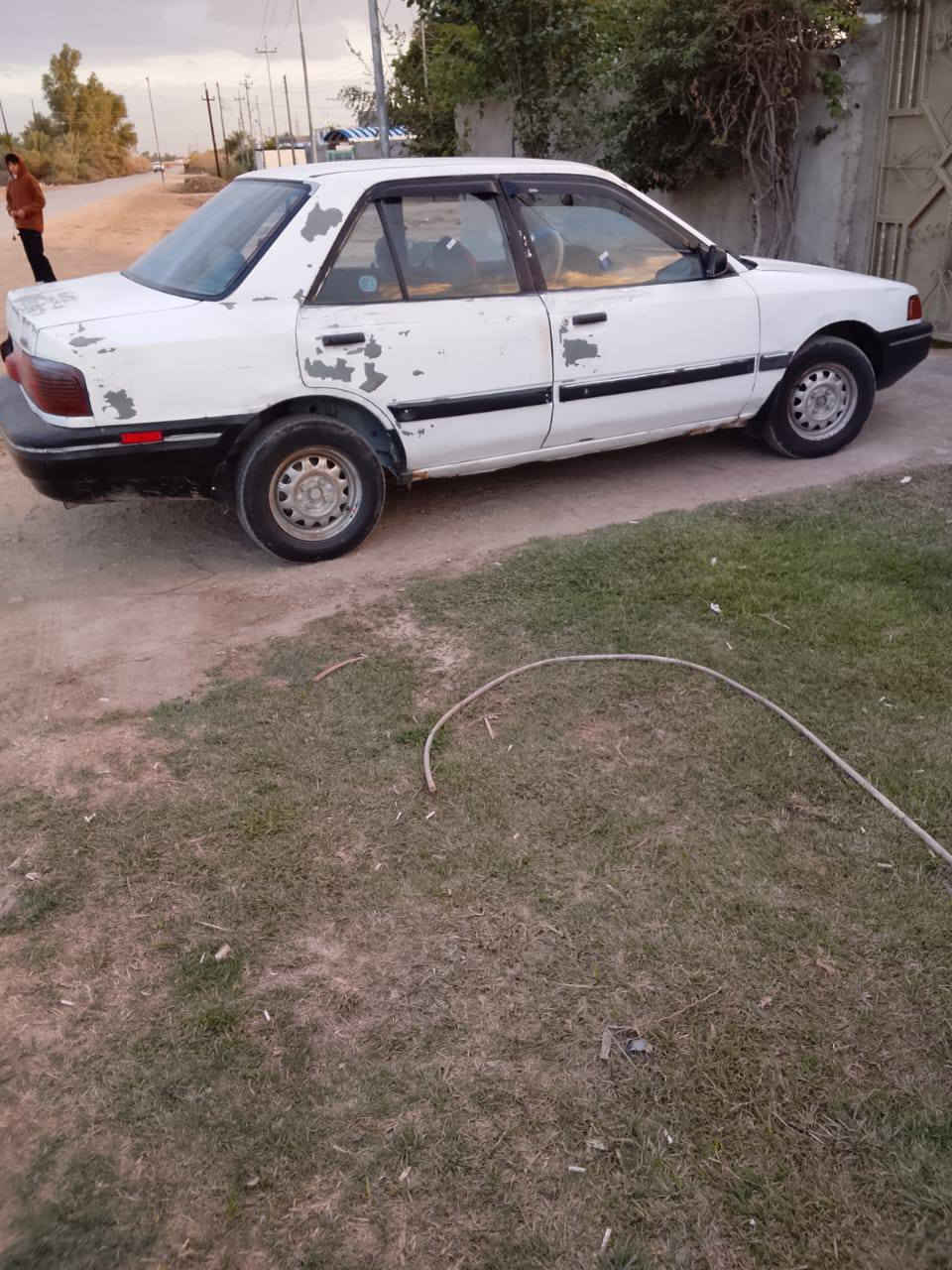 سلام وعليكم سياره مازده مديل 93  رقم بغداد مشروع وطني سعر 20وبيهة مجال بسيط     
***********.
