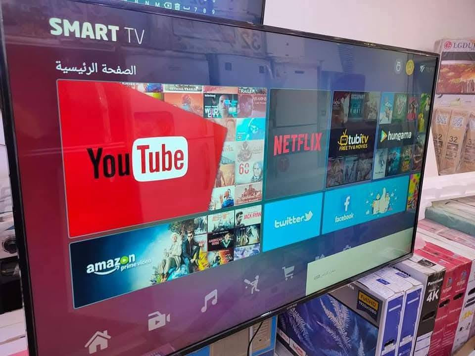 عروض الشاشات الجي ضمان 3 سنوات فول سمارت
لفترة محدودة عروض التخفيض لمشاهدة كأس العالم🏆🏆
شاشه حجم 32  بسعر 149 الف انترنت سمارت فول 🤜
توصيل بغداد مجانا يوجد توصيل لكافة المحافظات
 اقوى عروض الشاشات � 🆓
شاشه حجم 42 ضد الكسر بسعر 235 الف فول انترنيت 
شاشه حجم 43 بسعر 245 الف فول انترنيت
شاشه موديل 50 بسعر 310 الف فول انترنيت 
شاشه حجم 55 بسعر  355 الف  فول انترنيت 
شاشه حجم 62 بسعر 465 الف فول انترنيت 
كل الأحجام سمارت انترنت �
أيضا متوفر كل الاحجام�
24�43�60�75�85�
داعمه لكل تطبيقات
دقه 4k
نضام اندرويد اخر اصدار 
شاشات اصليه مع ضمان حقيقي �
تتوفر أيضا كافه انواع الاجهزه الكهربائيه
مستعدين لتجهيز كافه دوائر الدولة
وعدم دفع المبلغ قبل استلام وصل الضمان وفحص المنتج موقعي داخل بيتك
للحجز مراسلة الصفحة او الاتصال

***********
العنوان بغداد الكرادة تقاطع المسبح
