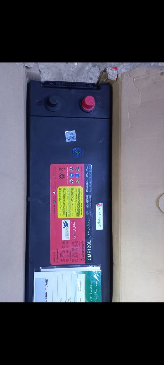 باتري للبيع قياس ١٢٠ امبير السعر ١٢٥ الف مع القديم كوري اصلي هاتف***********  تك واحد عندي بغداد الاعظميه بي ضمان شرط التشغيل
