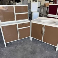كاونتر متر • ٣قطع • سنك مرمر