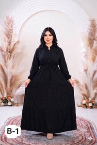 دراعه كشمير • شغل تطريز • سواد فاحم
