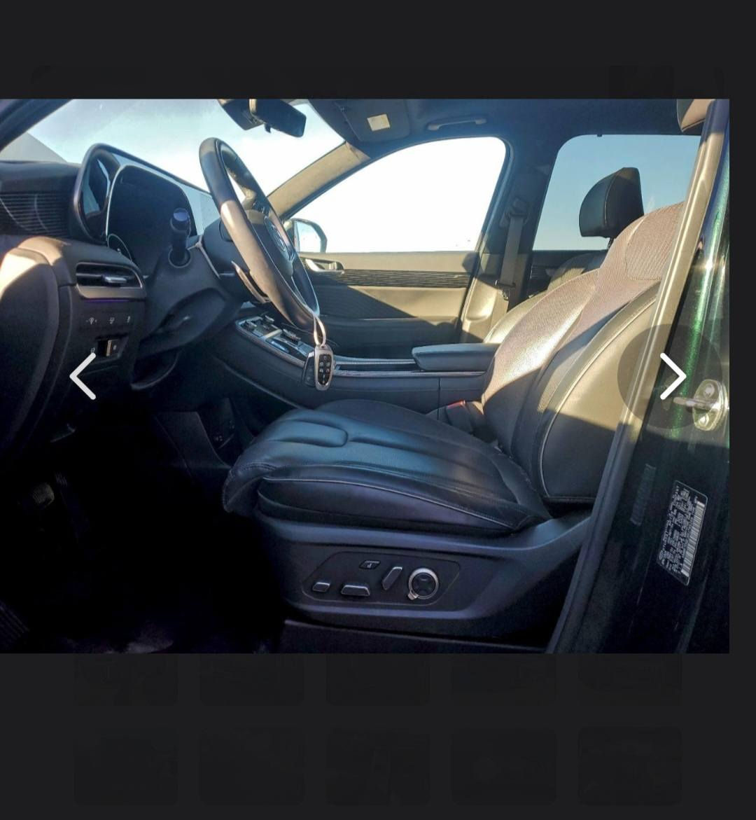 بيع مستعجل
‏Hyundai palisade  2024 calligraphy
هونداي بلسايد كلگرافي 
الموديل: 2024
الون : زيتوني على اسود 
العداد : 12 الف ميل قابل 

حادثه اصبع بلجنطه الخلفيه
والشباك الامامي بي طخه
يعني كلين معنى الكلمه

المواصفات :-
1-شاشة عرض داتشو 
2-المحرك   v6    3.8 
3-بصمة تشغيل + بصمة ابواب 
4-اصطفاف ذاتي(تقديم + ترجيع عن طريق الريمونت)  
5-فتحة سقف +بانوراما
6-سماعات هارمن كاردن عدد 16
 7-رادار امامي  + خلفي 
8-حساسات امامي + خلفي 
9-كامرات عدد 5  360 درجة 
10-كشنات امامي خزن ميموري 
11-كشنات كهربائي تدفئة وتبريد🥶
12-انارة داخليه (محيطيه) + انارة دشبول 
13-بردات جانبية
14-تبريد مركزي امامي + خلفي منفصل التحكم
15-تحكم ستيرن + شفتات
16-تدفئة ستيرن 
17-مرايا هيتر + تعتيم 
18-صندوق كهربائي شفط + اربع وضعيات فتح صندوق
19-وضعيات قيادة  (5)
20-ويل كب حجم  20 
21-اوتو هولد + نقطة عمياء 
22-سايد بريك بصمة + مثبت سرعة
23-شحن وايرلس 
24-إشارات بالمرايا  + إشارات جانبيه
25-اوتو هولد 
26-تحديد مسار
27-شاشة ديجتال كبيرة
28-تشغيل عن بعد .
29-تدليك كشن . مساج 
30-دفع رباعي 
31-نظام مانع انزلاق 
32-نظام نزول منحدرات
وبعد بيها هوووواي مواصفات معروف الكلگرافي الVIP فول 1/1
السياره رقم بغداد 
كتاب شهداء انطيك وكاله عامه بلسياره
دخول جديد
السعر 280وبيه مجال
***********وتساب
***********وتساب

