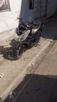 دراجه بيسي اكس جيل الثاني محرك ١٥٠ جي اف ياباني عوزه كفر شغاله شلعه وم...