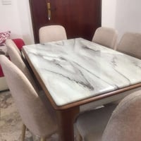مرمر تركي • ٦ كراسي • مدينة الصدر