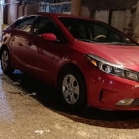 كيا فورتي 2017 وارد امريكي حادثها جاملغ امامي جهة السائق وشوية من البن...