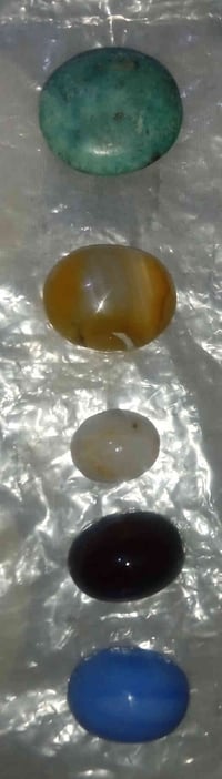 أحجار كريمه • فيروز تفاحي • عقيق يماني