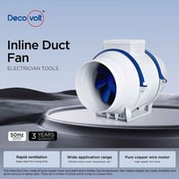 📢 منتج جديد من DecoVolt ✨ Inline Duct Fan – مفرغ صاروخيه   ✅ المواصفات...