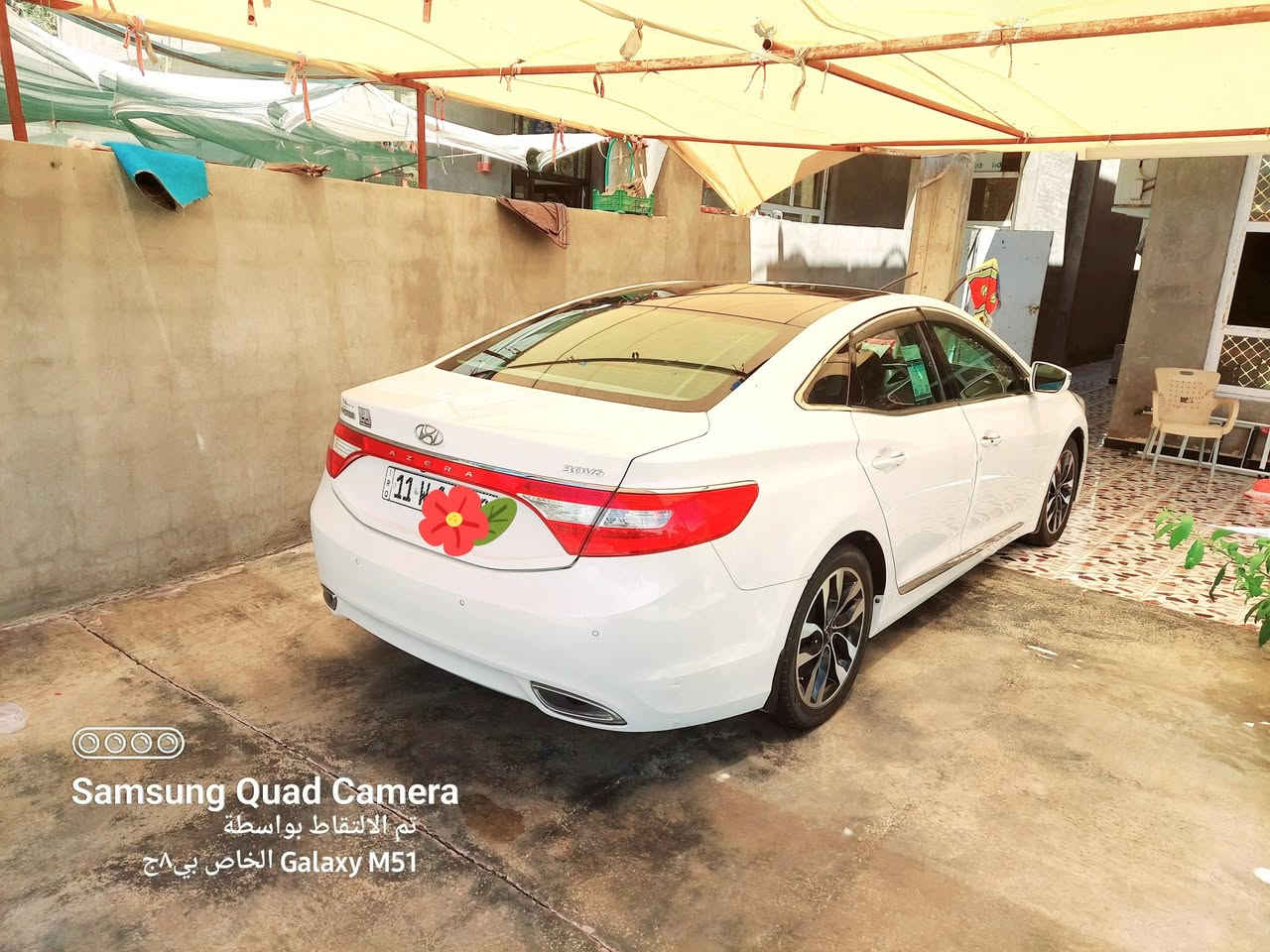 ازيرا خليجي ١٤ مكفولة 
رقم بغداد
السعر ١٣٠$ وبيه مجال 
مكان السيارة ديالى 
***********
