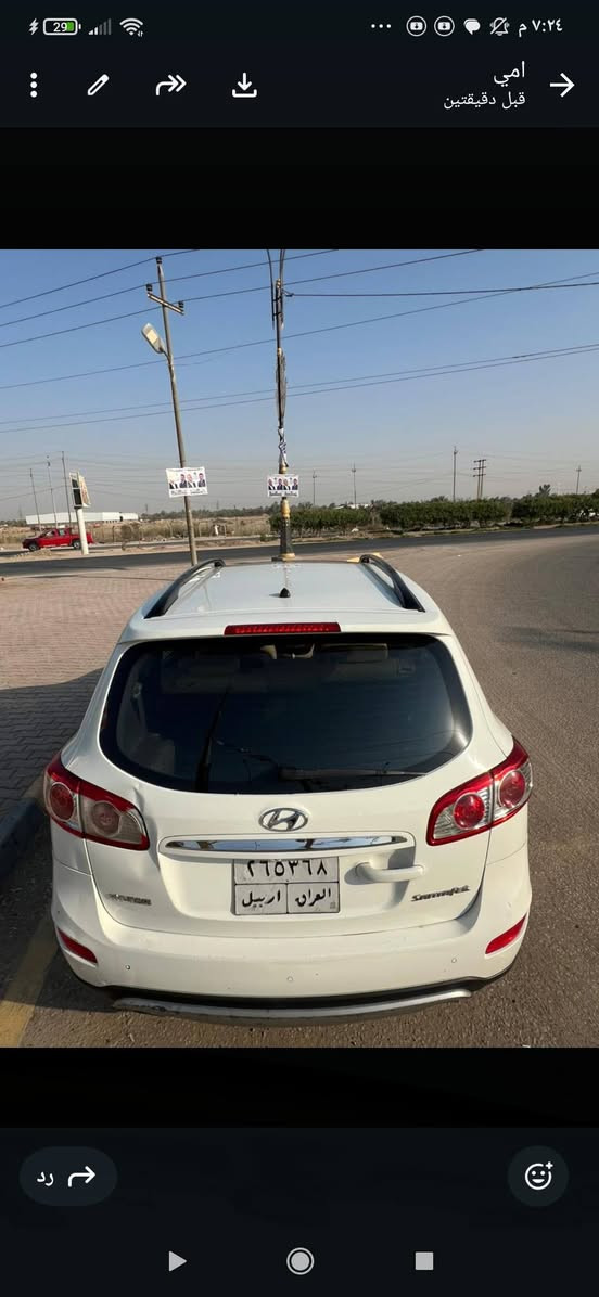 سلام عليكم سنتافي 2012 مكفوله لا صبغ ولا تبديل سونار موجود بل منشور مكينه 4 مكفوله ما مفتوحه سعر 135وبيه مجال للاستفسار ***********
