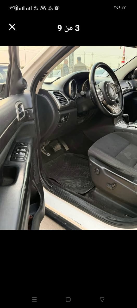 جيب شيروكي 2011 وارد امريكي 
ضرر قطعتين ربع بونيد +ربع جامرلغ سايق***********
 وشبر بتكمه السايق 
مكاني كركوك السعر 145
