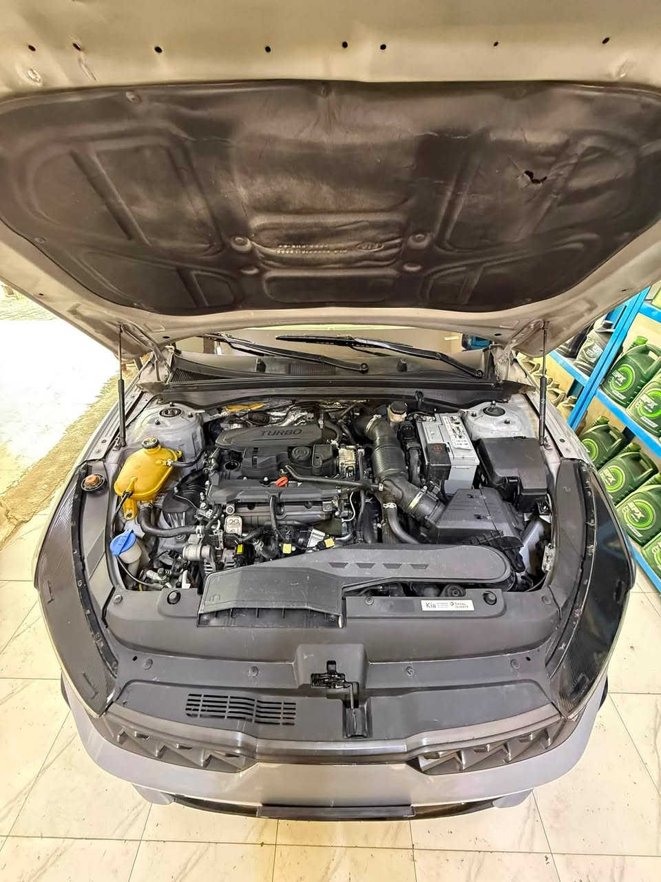 السلام عليكم Kia k5 gt line  لون سمنتي 
السيارة فول مواصفات للأخير بنوراما ويل 18 محرك 1600 كير 8 نمر AT السيارة داخل ماروني احمر جلد نشرة بل دشبول بك لايت لد متصل لايت الأمامي الابلادي مالها السيارة كل نقص ما بيها كامله مكمله رقم بغداد ب اسمي تحويل مباشر ب 160 بيها مجال مكاني بغداد السيدية للاستفسار اكثر واتساب موجود ادزلك كلشي تحتاج سونار حادث السيارة بيها حادث بنيد وباب سايق وقطعتين كلير يعني السيارة احسبها 4 قطع
*********** واتساب فقط
