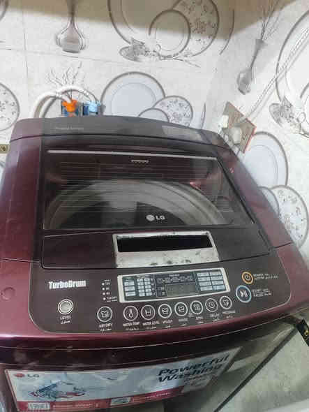 السلام عليكم غساله LG 15  كيلو كوري نظافه 100 \ 💯  شرط الفحص ماطابه تصليح العنوان التنومه شارع الصالحيه اي استفسار اتصل على رقم *********** السعر 350 الف
