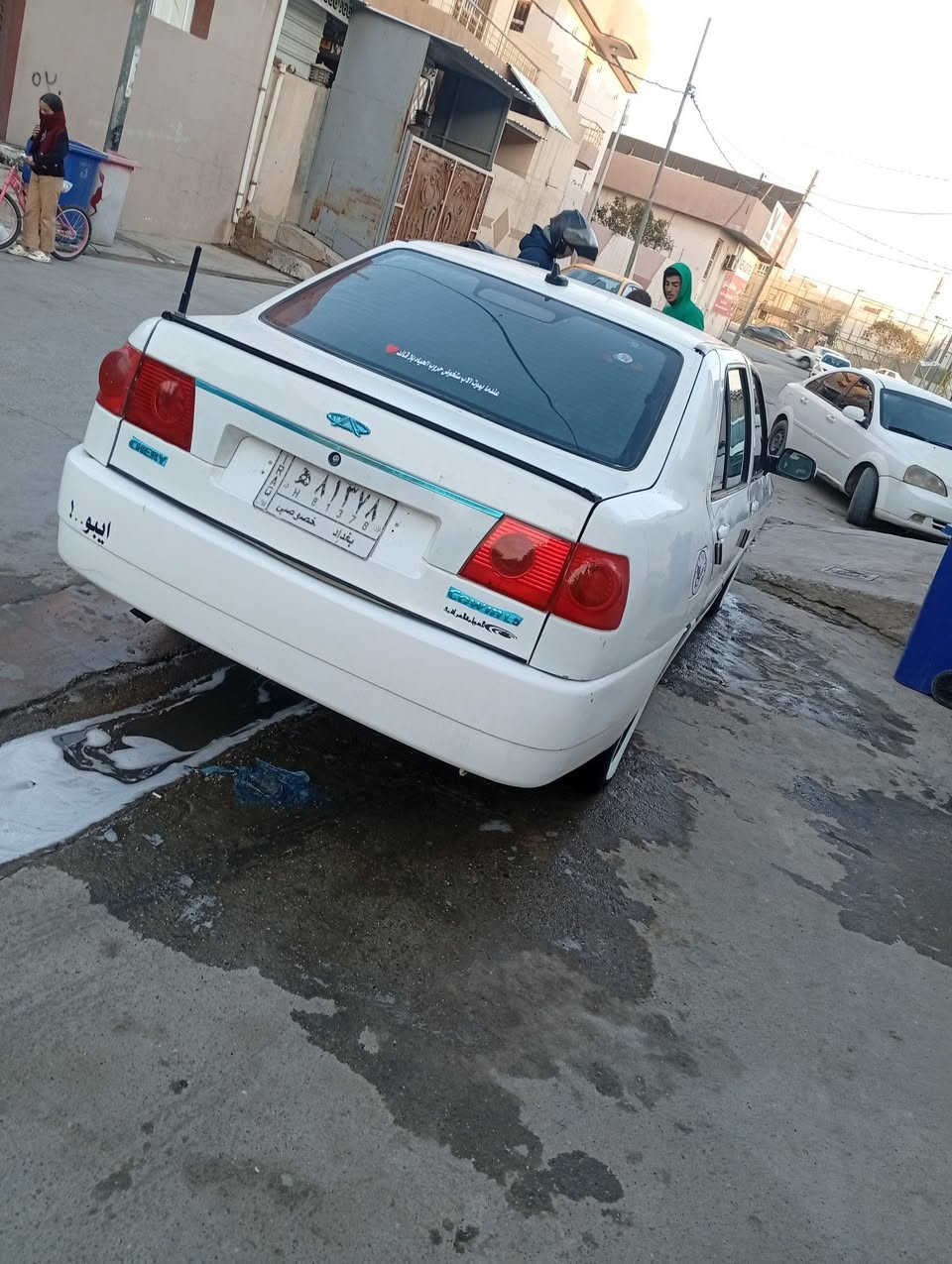 سلام عليكم سياره شيري للبيع موديل 13 رقم بغداد مشروع وطني سنويه جديد كير محرك جديد بلادي قبق ابيض الي مرغوب سياره كهربائيات كله شغالات منضومه زينون بدون اي نقص مكان كركوك ***********
